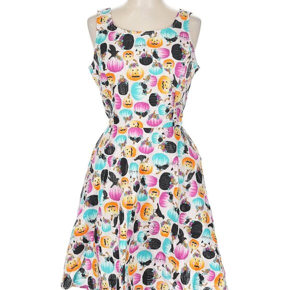 Retrolicious Pink Pumpkin Dress NWT - Picture 2 of 3
